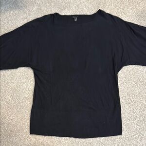 Talbots Black Loose-Fit Sweater Top